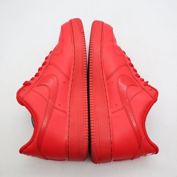 Nike Air Force 1 Low By You Shoes Men\'s 11.5 Triple Red Athletic Casual Sneakers main image 4